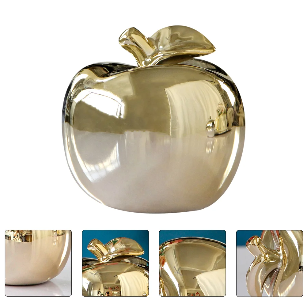 

Fruit Ceramic Ornament Christmas Sculpture Statue Decoration Decorative Paperweight Desktop Ornaments Decor Table Figurines