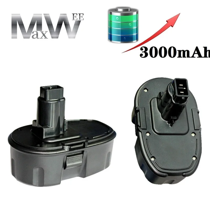 

For Dewalt DC9096 DE9095 DC390 DC390K DC390KA DC390KB DC390N For Dewalt 18V 6.0Ah Ni-MH Battery Replacement Power Tool Battery