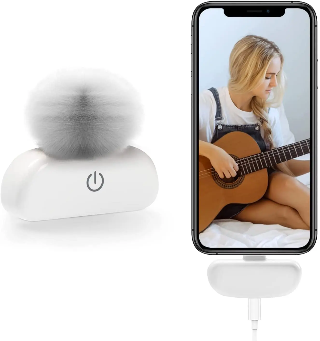 

Easterville Wireless Lavalier Microphone for Iphone Ipad，Plug and Play, Low Latency,