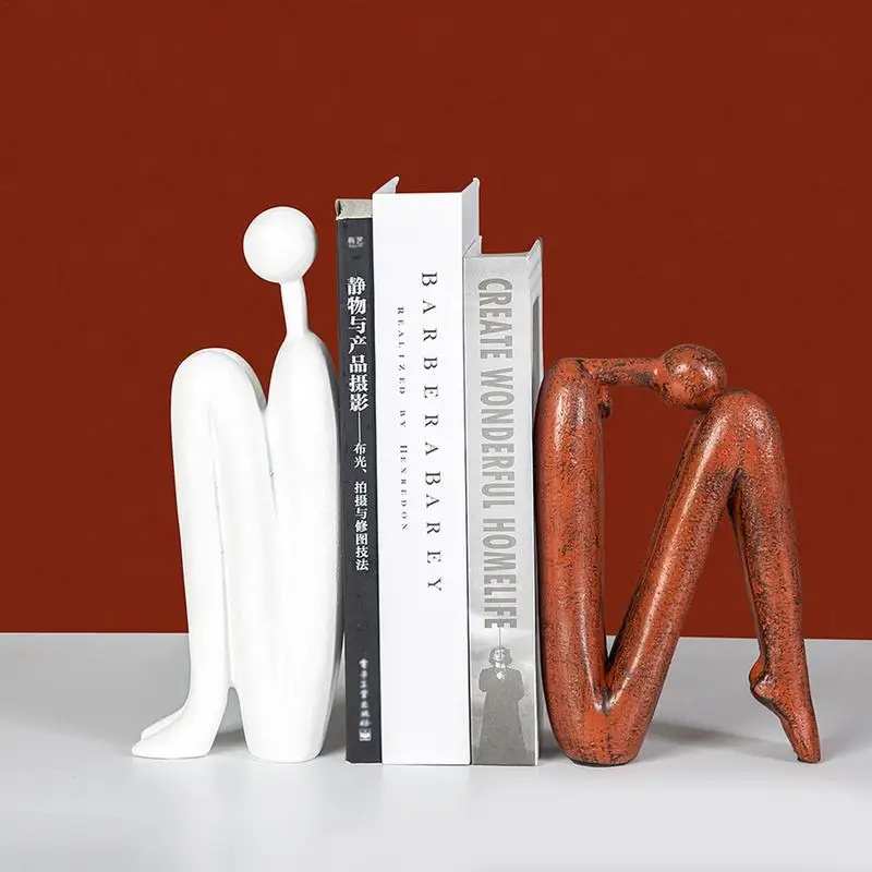 

Abstract Sculpture Resin Figures Bookshelf Decor Modern Accents Collectible Figurines For Home Living Room Table Desktop Decor