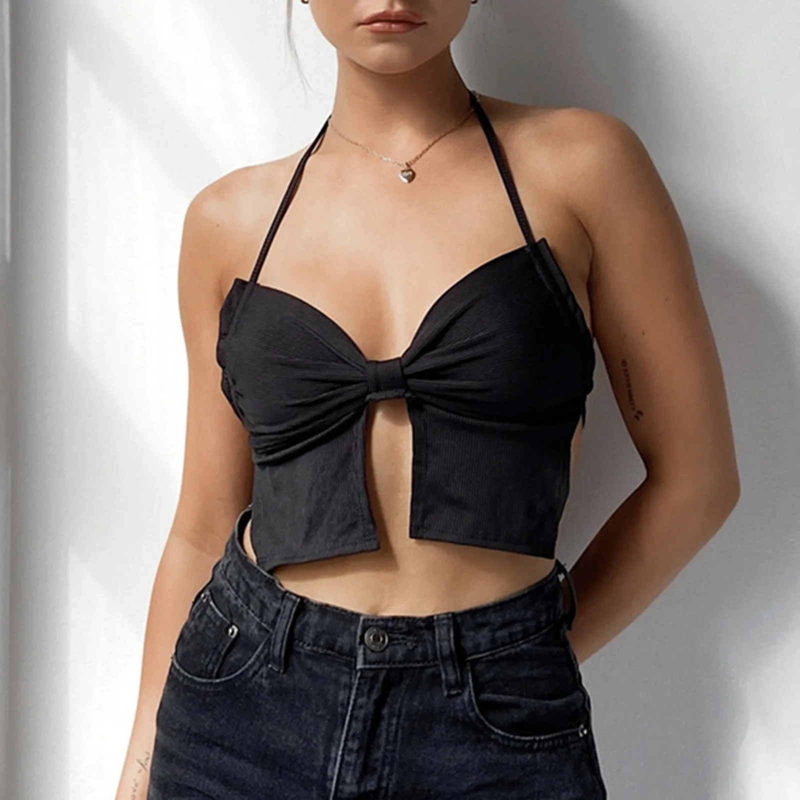 

Tank Top Sexy Summer Woman Top Women Sexy Bandage Lingerie Corset Push Up Top Underwear Top Mujer Debardeur