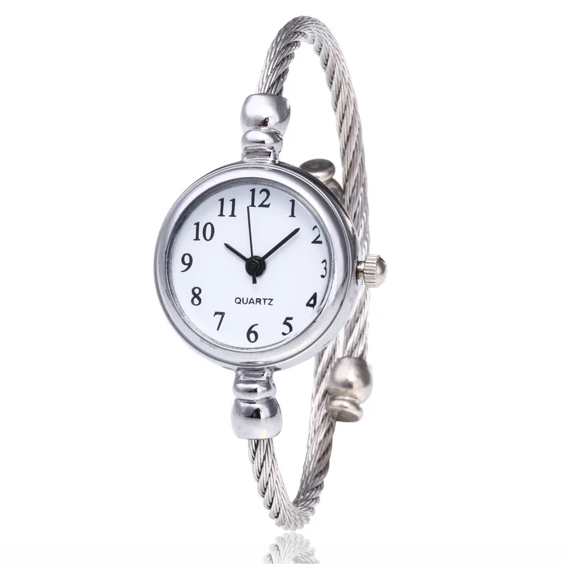 Роскошные модные женские кварцевые часы с золотым браслетом из нержавеющей стали в стиле ретро, маленькие наручные часы