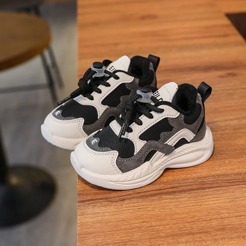 

2022 Children School Sport Trainers Boys Girls Fashion Nice Brand Sneakers Baby Toddler Little Big Kid Casual Slip On Shoes