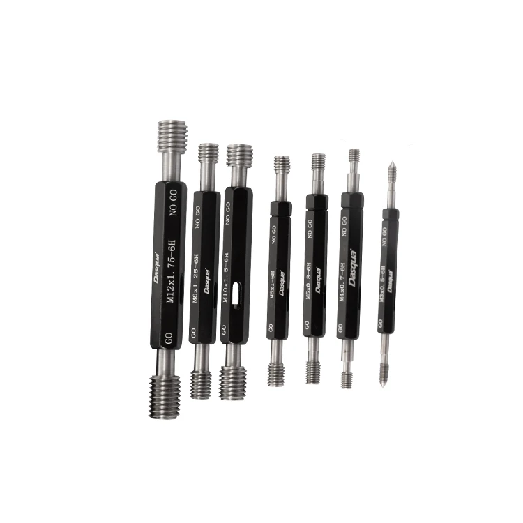 

Набор индикаторов резьбы Dasqua ANSI B1.2 DIN ISO 1502 7 шт., метрические показатели Go & No-Go