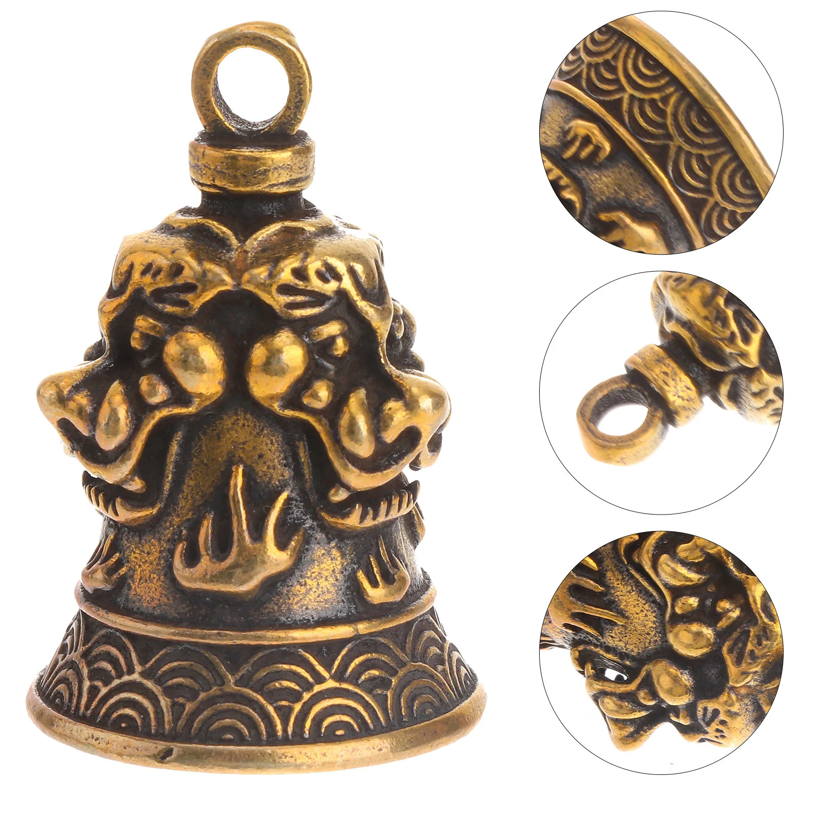 

Craft Bell Small Bell Copper Bell Wind Chime Bell Keychain Charm Pendent for Prosperity And Wealth