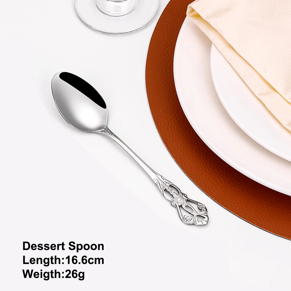 

Набор десертных ложек из нержавеющей стали 3/4/6/12 шт.