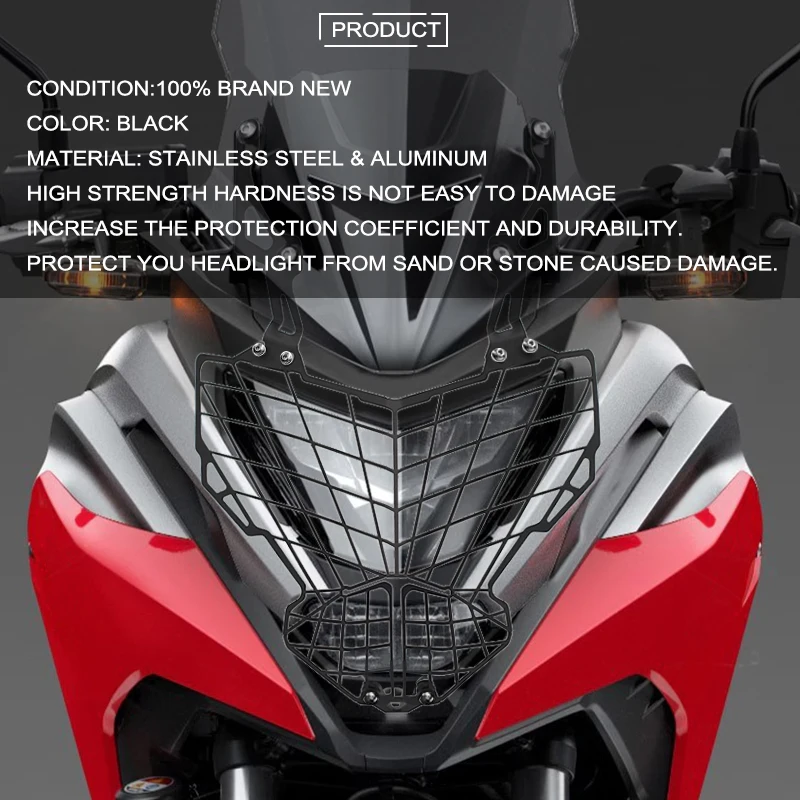 Защитная крышка для решетки передней фары декоративная HONDA NC750X NC 750X NC750 X 2021 2022 2023
