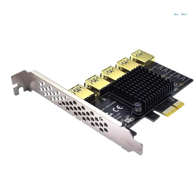 

Плата расширения PCI-E от 1 до 5 GPU, переходная плата, адаптер PCI для EXPRESS 16X Slo