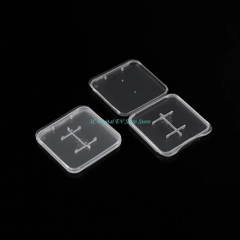 Фото E74D прозрачная стандартная карта памяти Mic Mic Card для коробки для хранения держателя корпуса (пакет 10) №5