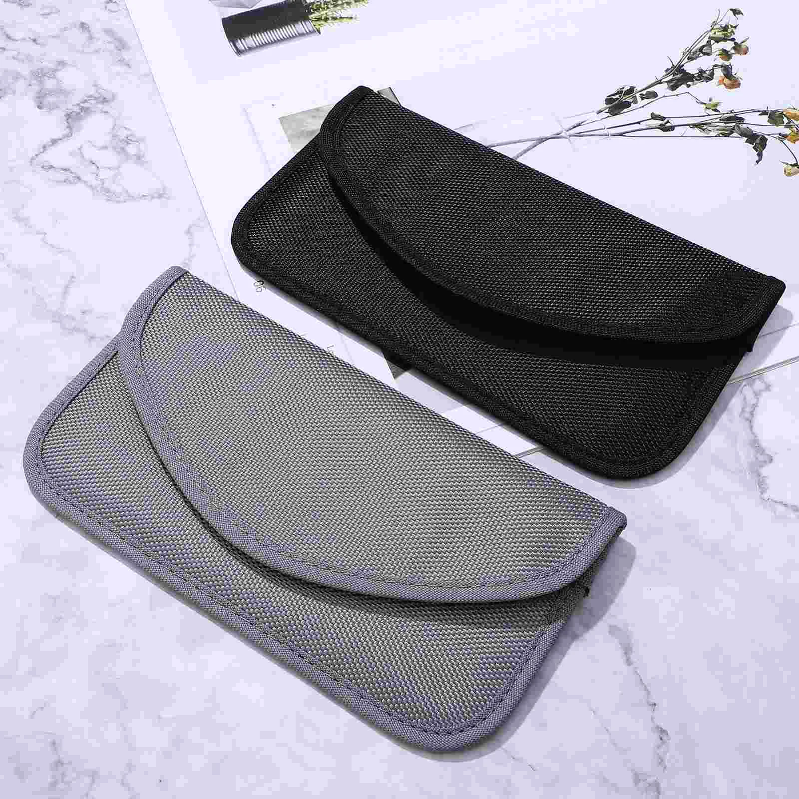 

Blocking Faraday Pouches Radiation Anti Pouch Storage Cell Wallet Fob Key Signals Shield Sleeve Shieldings Car Keys Privacy Case