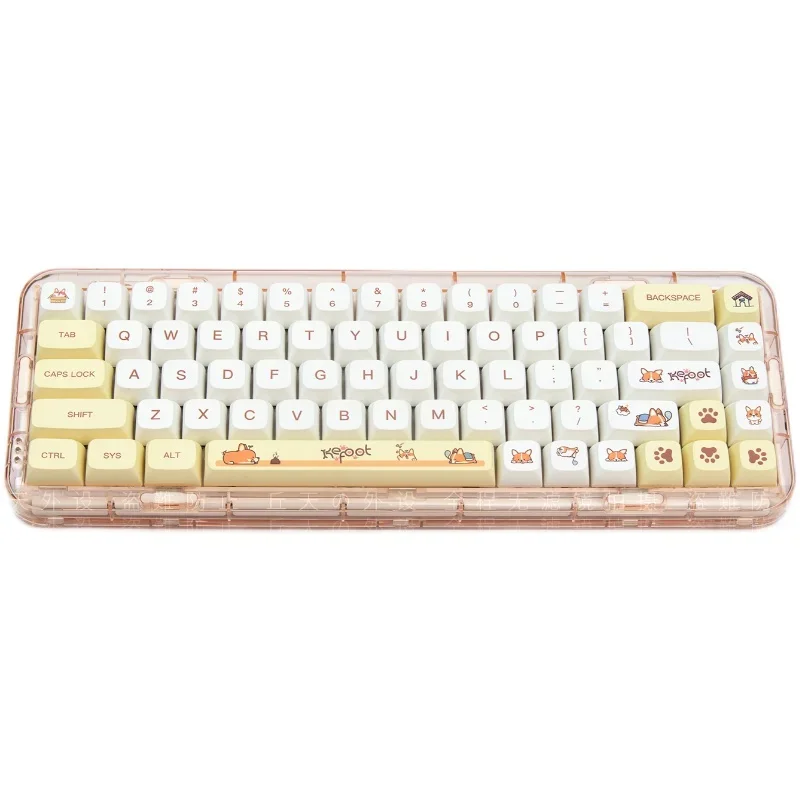 Милый колпачок для клавиш Shiba Inu XDA высота PBT сублимационная адаптация VGN75/68/98/87/104/108