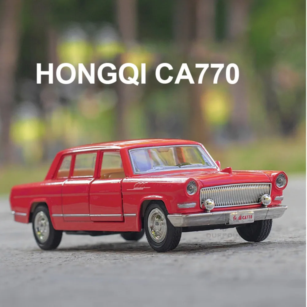 

1/36 HongQi CA770 Alloy Car Model Diecasts&Toy Vehicles Simulator Classic Pull Back 2 Doors Opend Metal Cars Gifts For Children