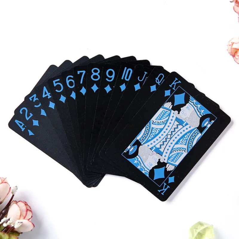 

24k Gold Playing Card Poker Game Deck Gold Leaf Poker Suit Plastic Magic Waterproof Deck of Card Magic Water Gift Collection