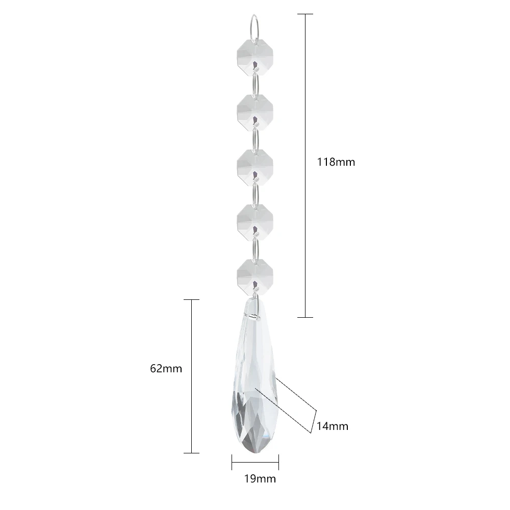 

Хрустальная подвеска YUANZHIRUN 50 мм