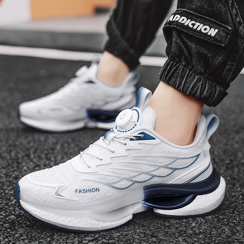 

2023 New Spring Men Sneakers Breathable Casual Shoes Antiskid Damping Sports Shoes Outdoor Comfortable Men's Shoes Zapatillas