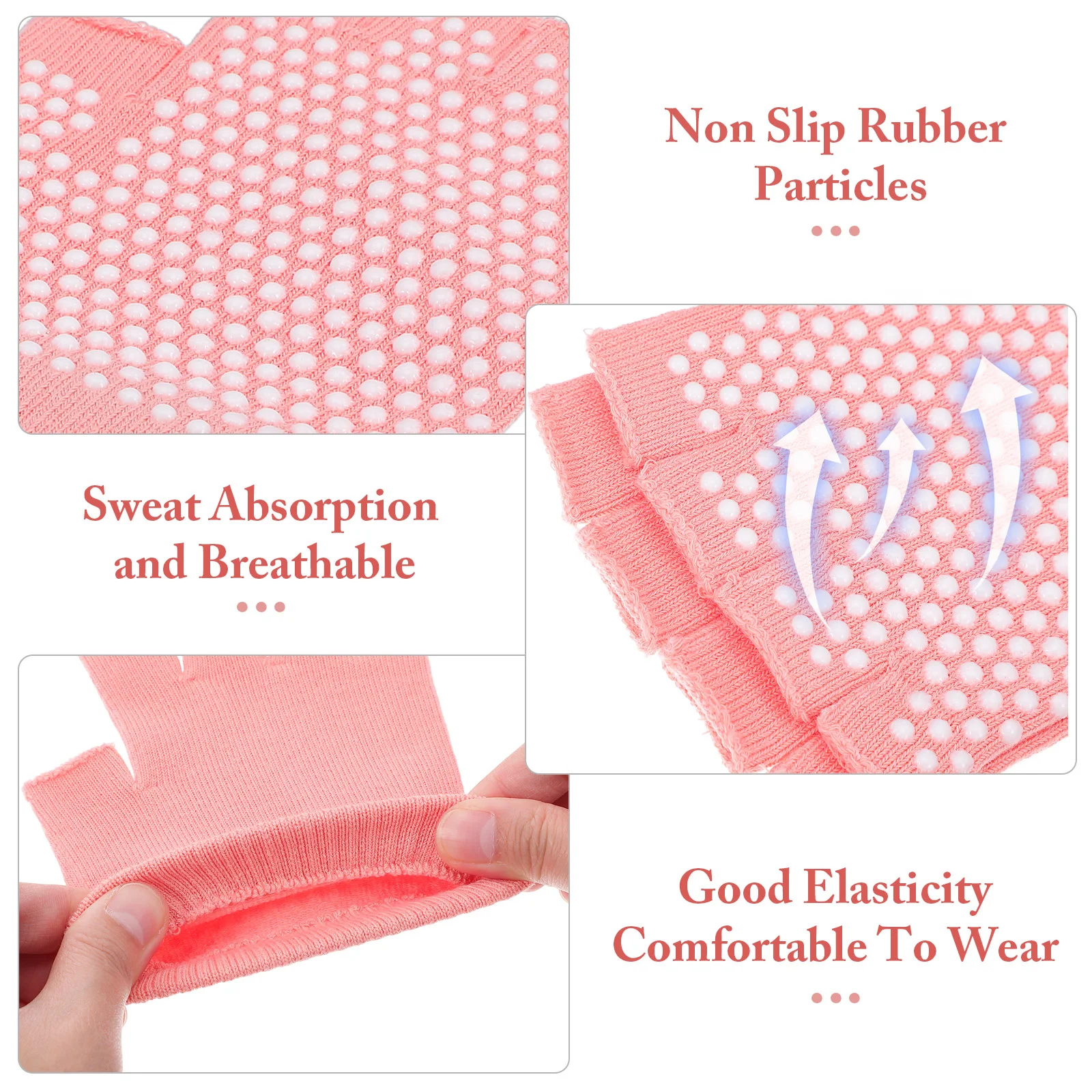 4 пары нескользящих перчаток для йоги декоративные защитные перчатки ладоней