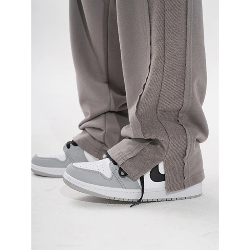 Женские спортивные брюки с завышенной талией прямые мешковатые винтажные