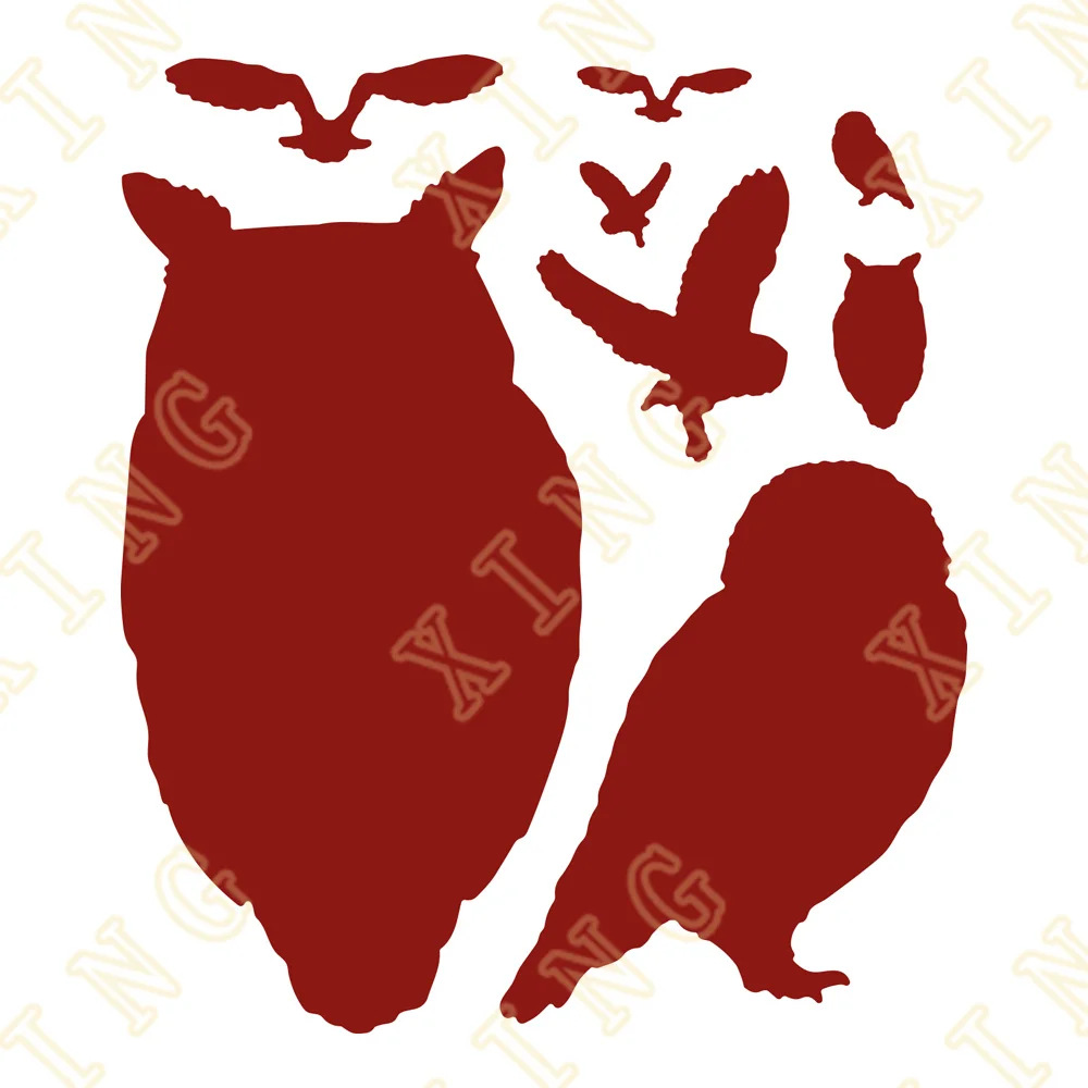 

Metal Cutting Dies Scrapbook Diary Decoration Stencil Embossing Template Diy Greeting Card Handmade 2022 Twit Twoo Silhouette