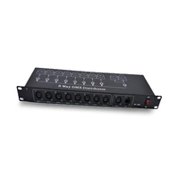 fast shipping best quality 8ch dmx splitter dmx512 light stage lights signal amplifier splitter 8 way dmx distributor