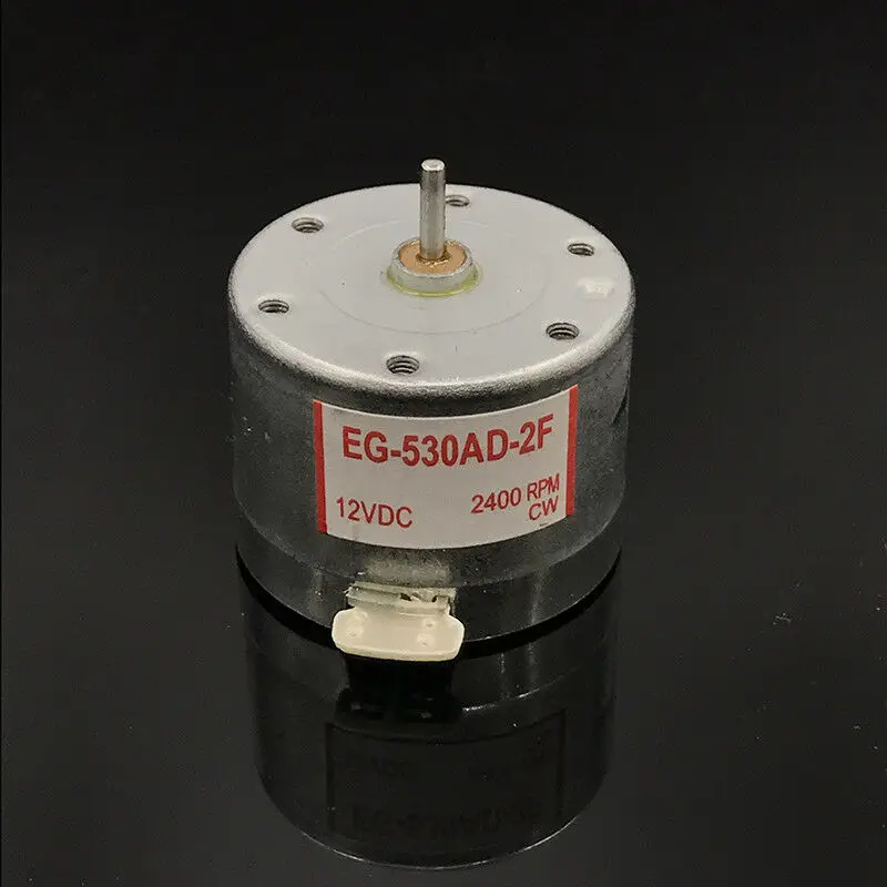 DC 12V Micro EG-530AD-2F CW Motor 2400 об/мин, сменный магнитофон для кассеты, магнитолы, аудиошпинделя, электродвигателя