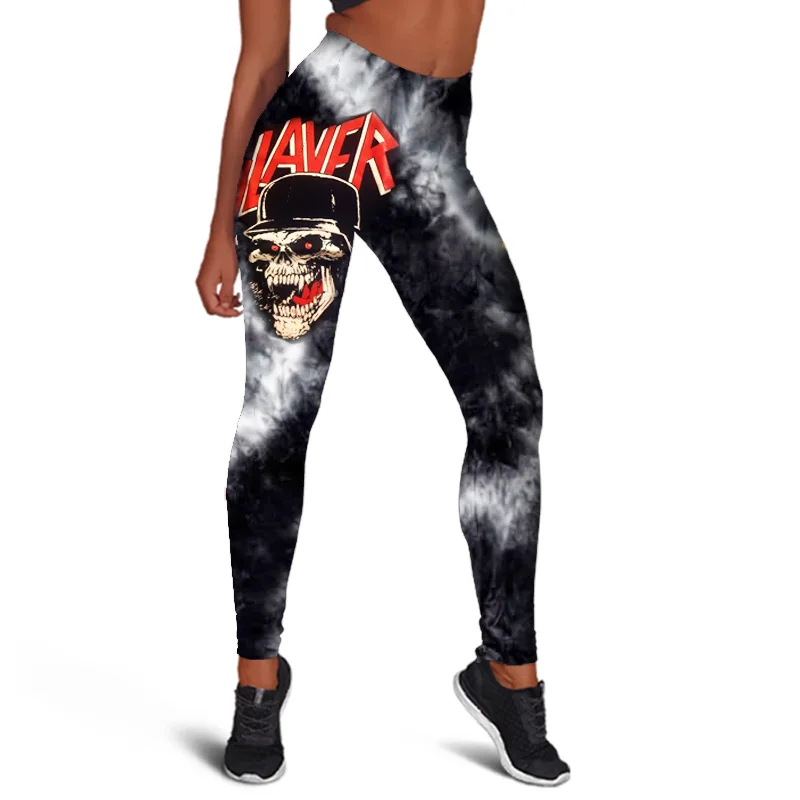 

Slayer Tie-dye vintage print leggings
