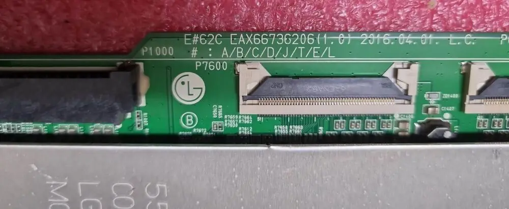 Для ОСНОВНАЯ ПЛАТА ДЛЯ LG OLED55C6V CURVE TV EAX 66736206 (1.0) EBT 64276005 Используется