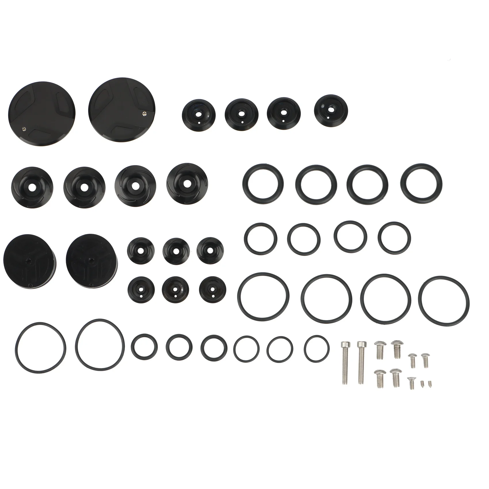 

Motorcycle Frame Hole Plugs Caps Covers Set for R1200GS LC R 1200GS R1250GS R1200RT(Black)