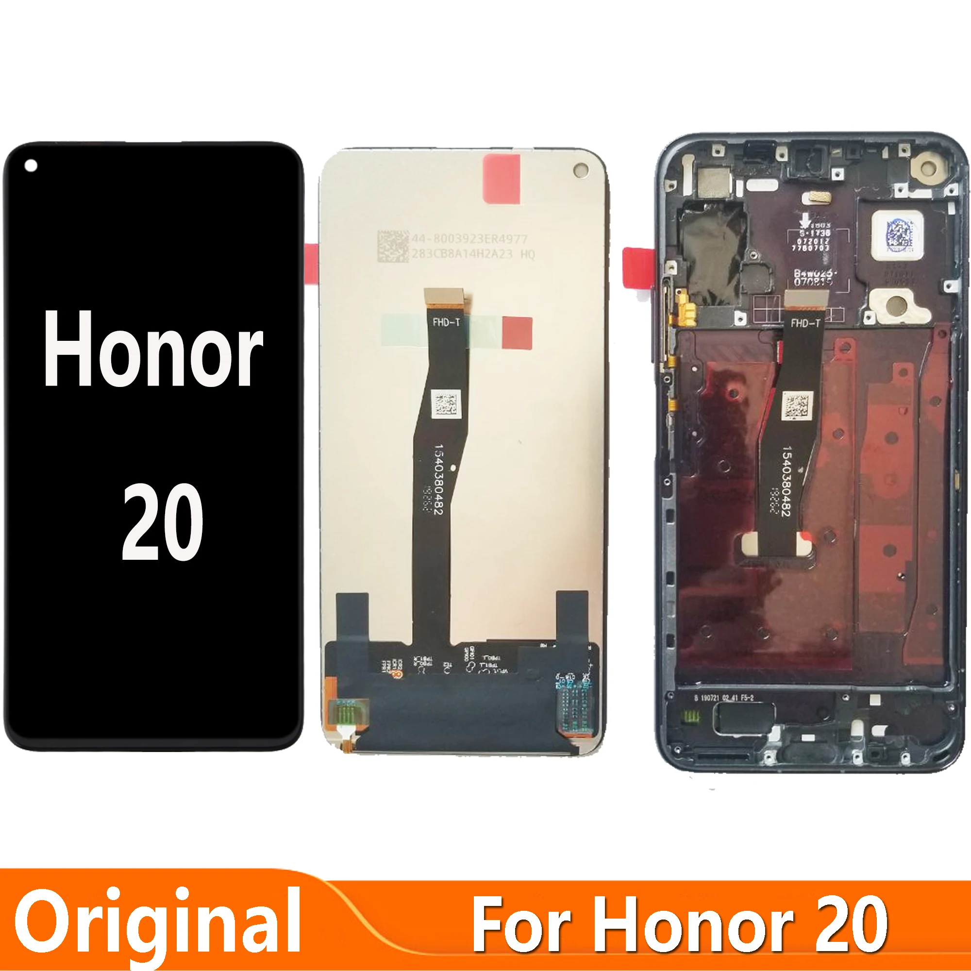 Для Honor 20 YAL-L21 YAL-AL00 YAL-TL00 YAL-L61 YAL-L71 ЖК-дисплей с сенсорным экраном и дигитайзером