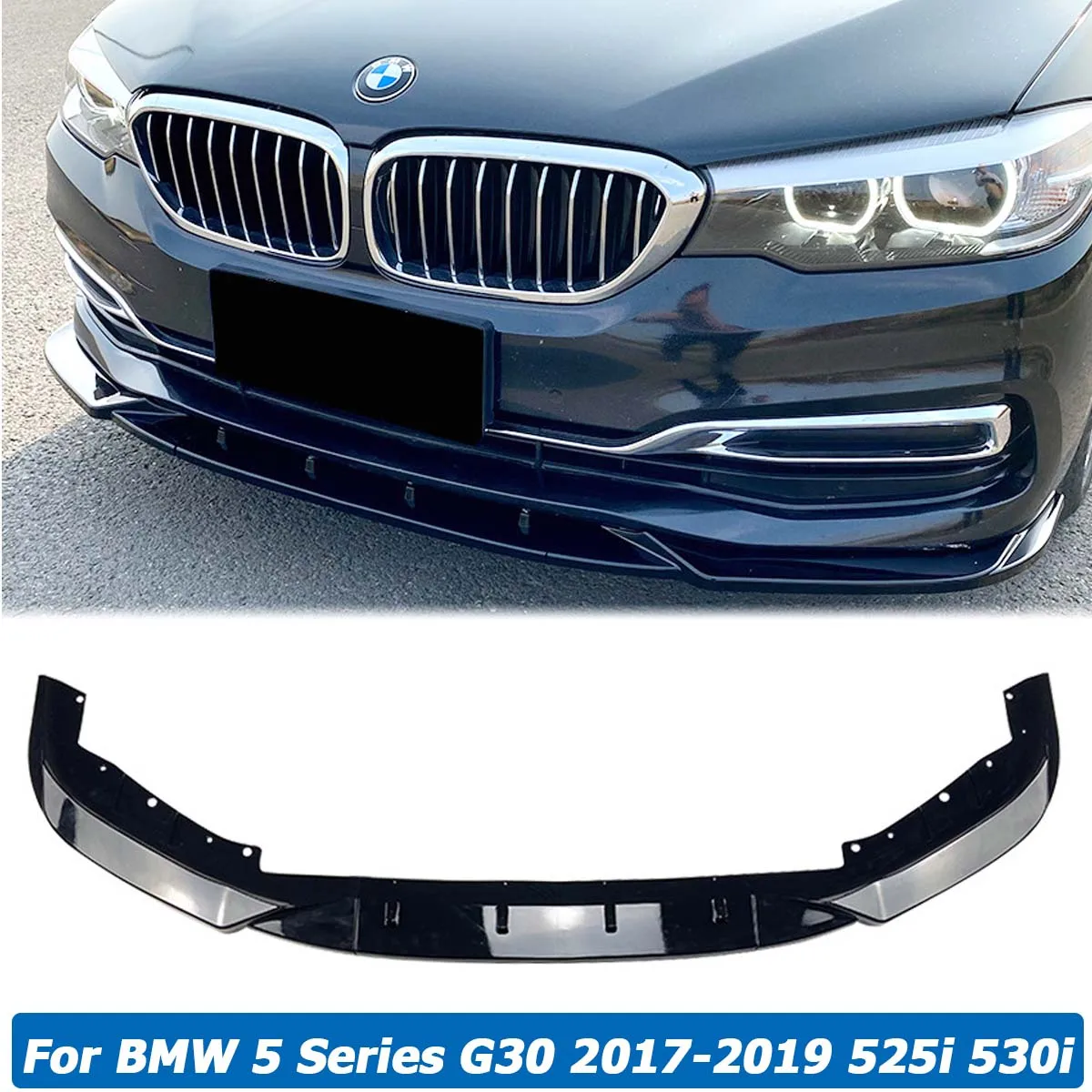 

3 шт., передний бампер для BMW 5 серии G30 2017-2019 525i 530i