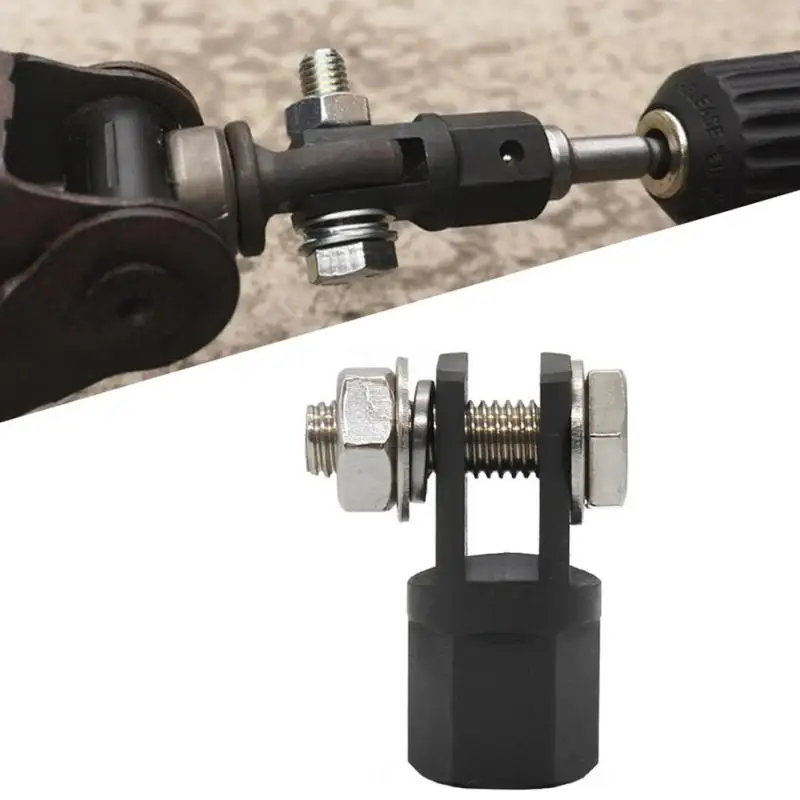 

1/2 Inch Scissor Jacks Adaptor Drive Impact Wrench Adapter Tool Jack Shear Chrome Vanadium Steel Adapter Steel Ball Joint Rod