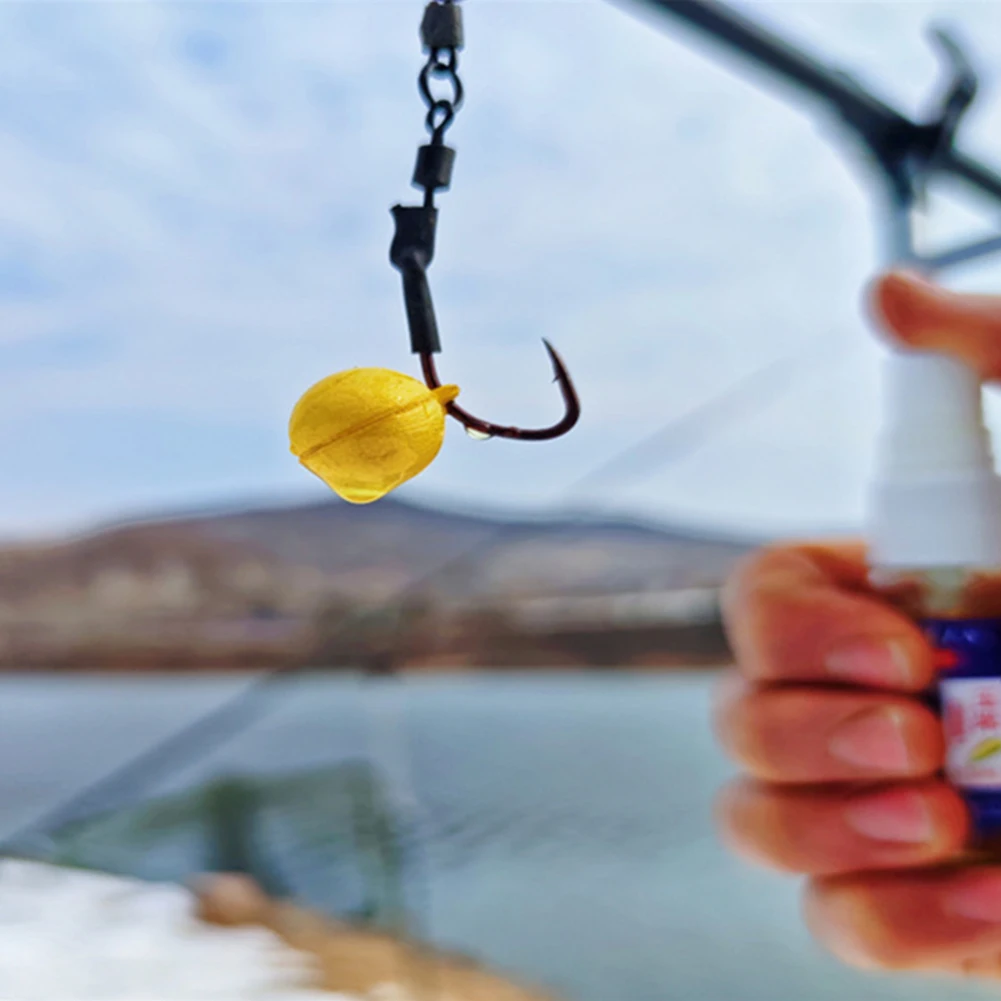 

New Fishing Bait Additive Spray Additive Boilies Attractive Smell Lure Carp Pellet Attractant Pop-Up Tackle Food Tilapia 1pc 40g
