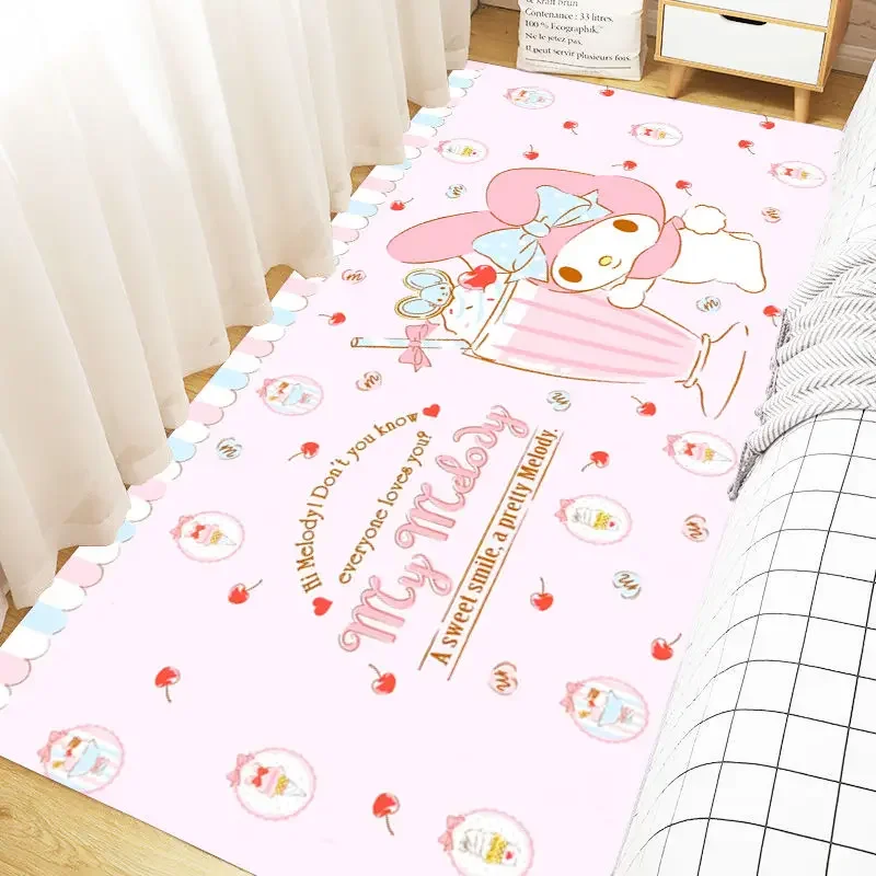 Мультяшный большой ковер Sanrio с рисунком Hello Kitty Melody Cinnamoroll для отдыха маленькая