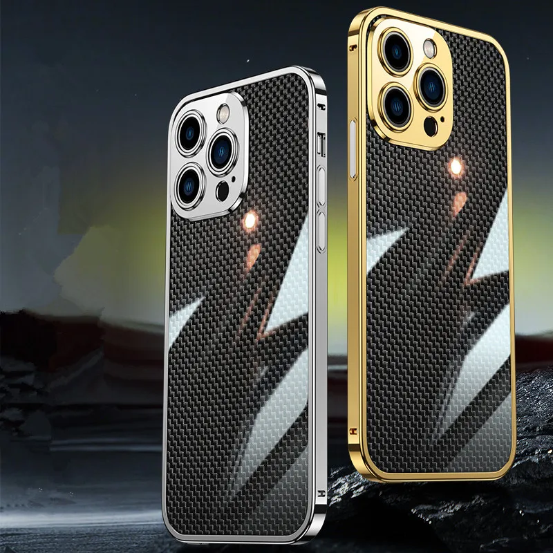 

Чехол-бампер из нержавеющей стали для iPhone 13 Pro Max 12