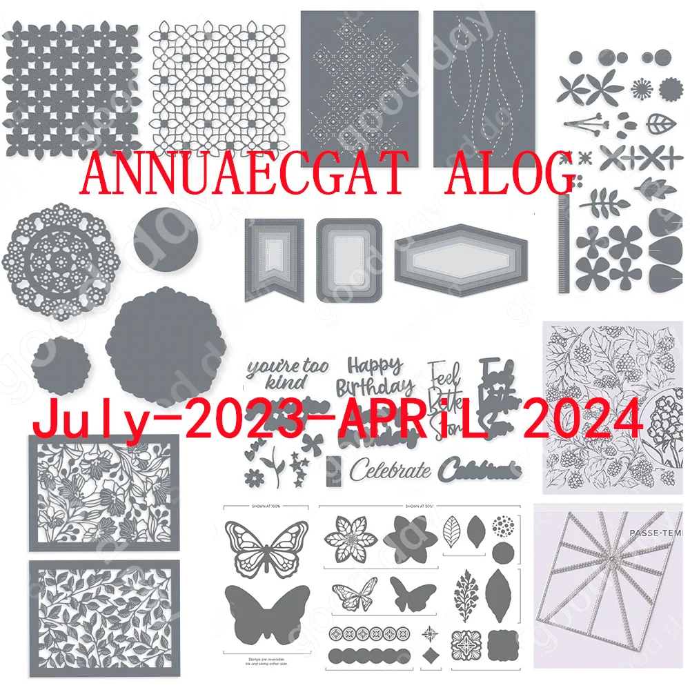 

Butterfly Flower Rectangle 2023 New Arrival Clear Stamps or Metal Cutting Dies Sets for DIY Craft Making Greeting Card Scrapbook