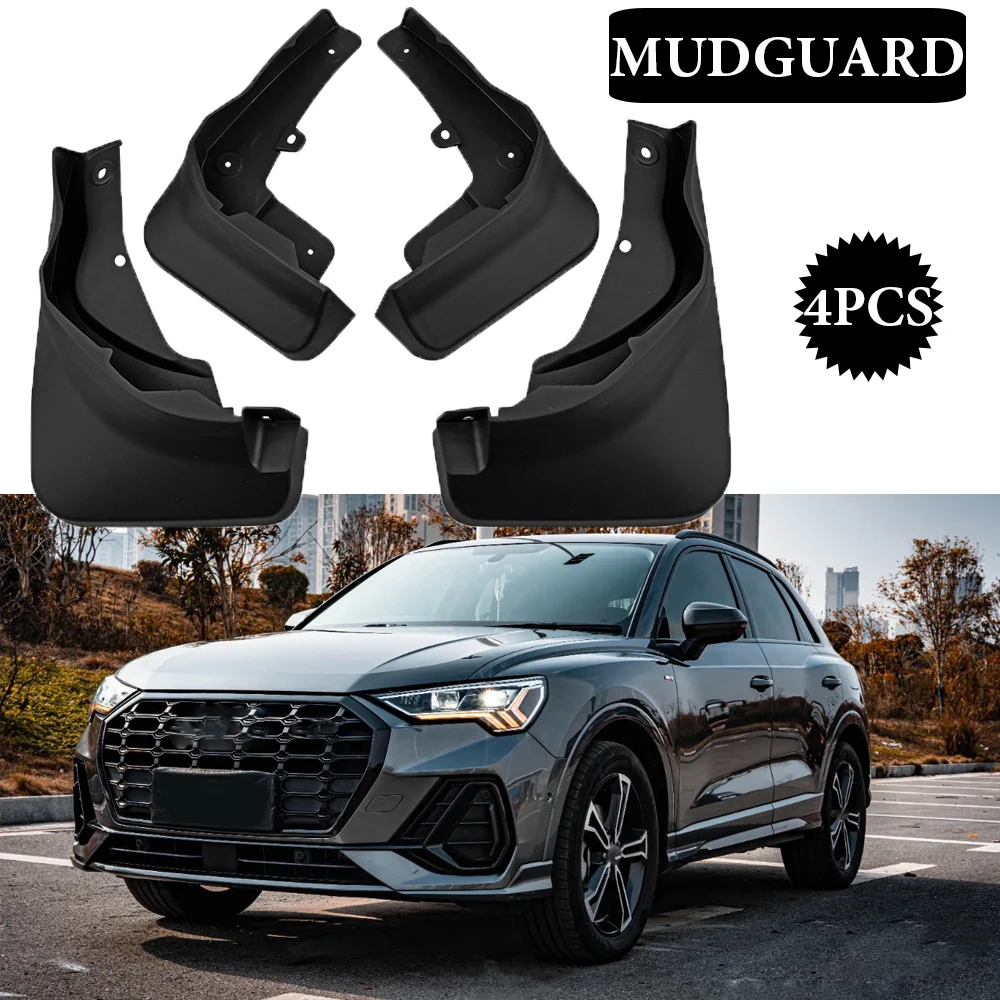 Новинка для Audi Q3 Sport 2019 2020 2021 2022 2023 грязевые щитки передние задние колеса Брызговики автостайлинг