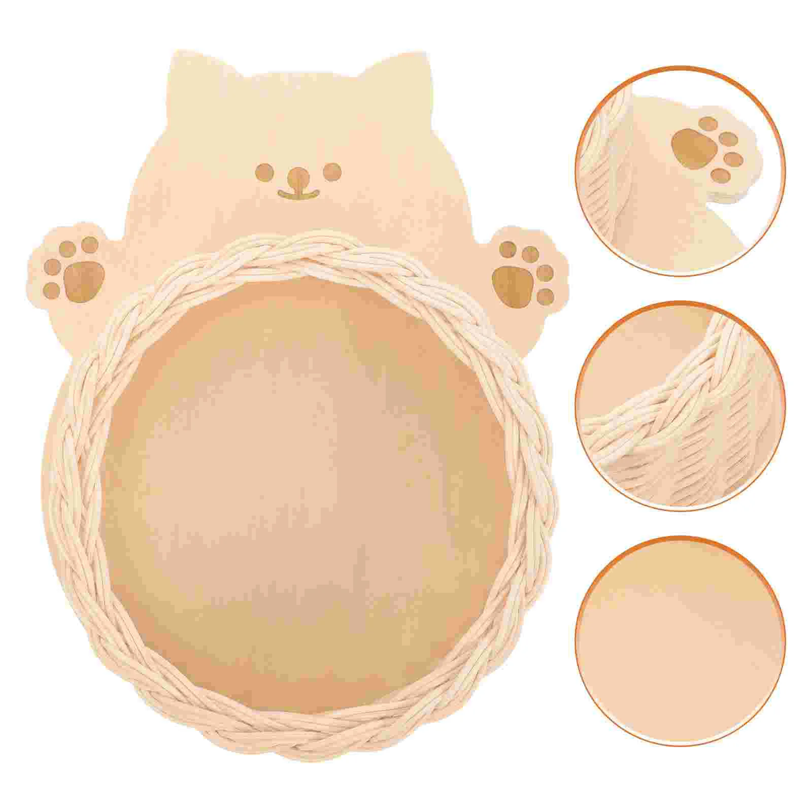 

Large Capacity Storage Basket Tabletop Container Fruit Vegetable Storage Basket Woven Basket