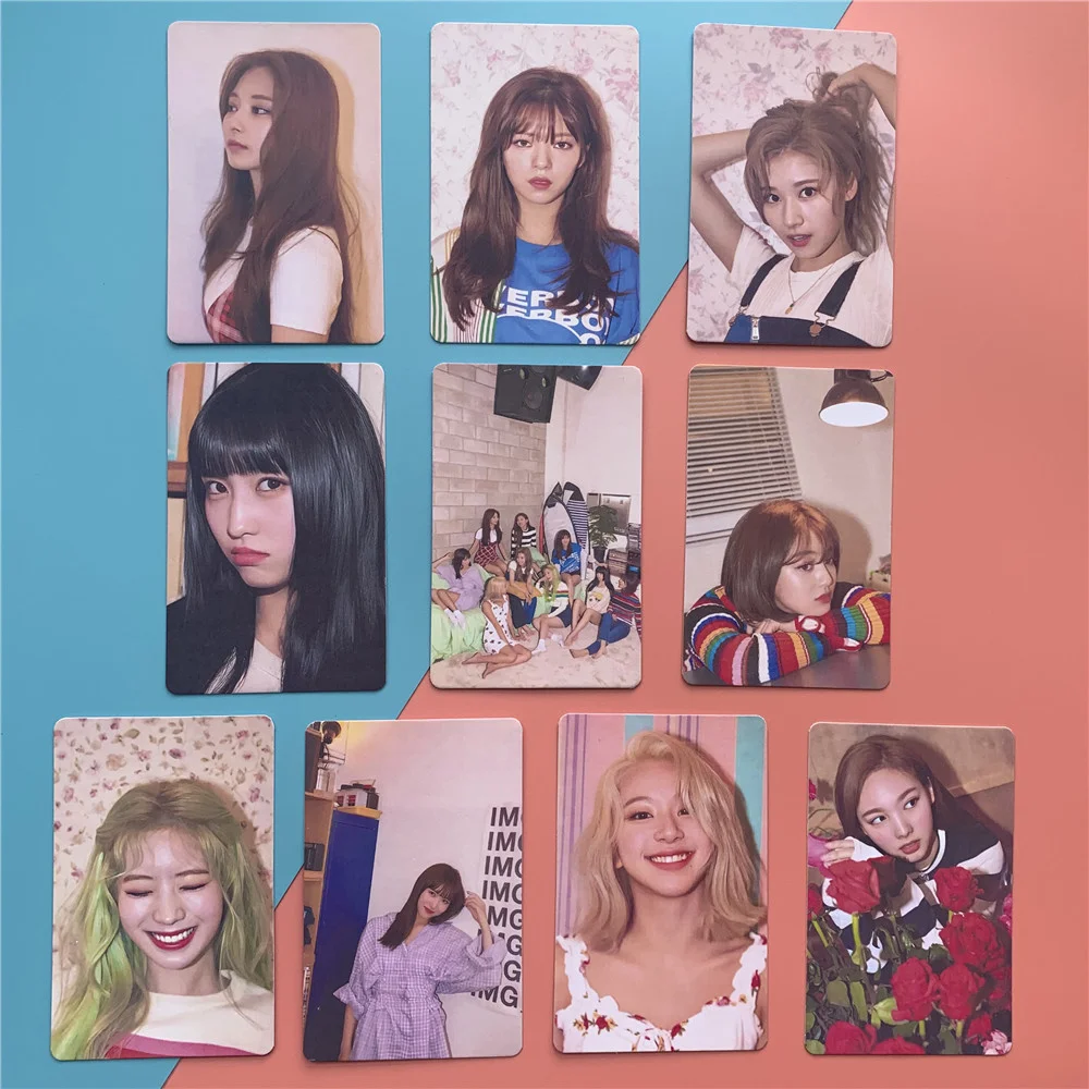 

10 шт./компл. Kpop двойная Фотокарточка новый альбом фантазия HD Печать Высокое качество фото карточка k-pop два раза для поклонников коллекционны...