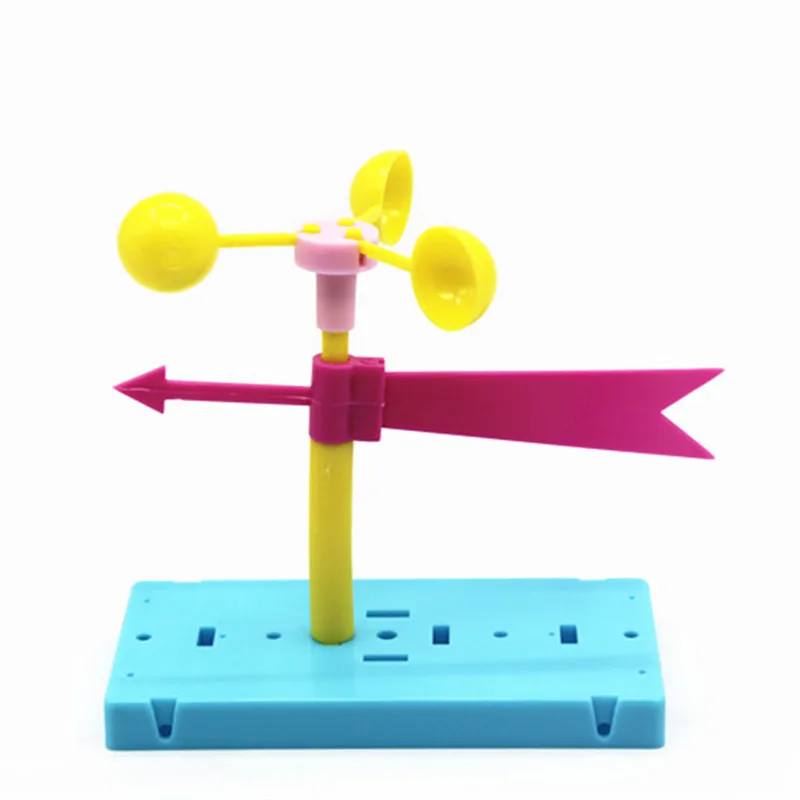 

Physics Experiment Educational Kit For Your Kids Students Gifts Fun Homemade Wind Vane DIY Materials Home School
