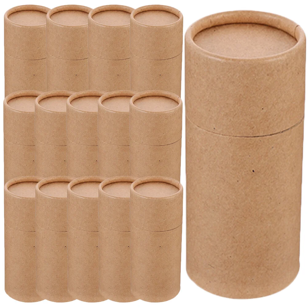 

Cylinder Box Gift Box Leaf Paper Jar Gift Tube Essential Oil Bottle Packaging