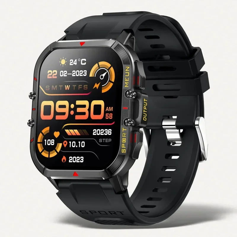 

Новые военные прочные Смарт-часы для мужчин для Android Xiaomi Ip67 водонепроницаемые спортивные фитнес-часы с Bluetooth-вызовом Смарт-часы для улицы