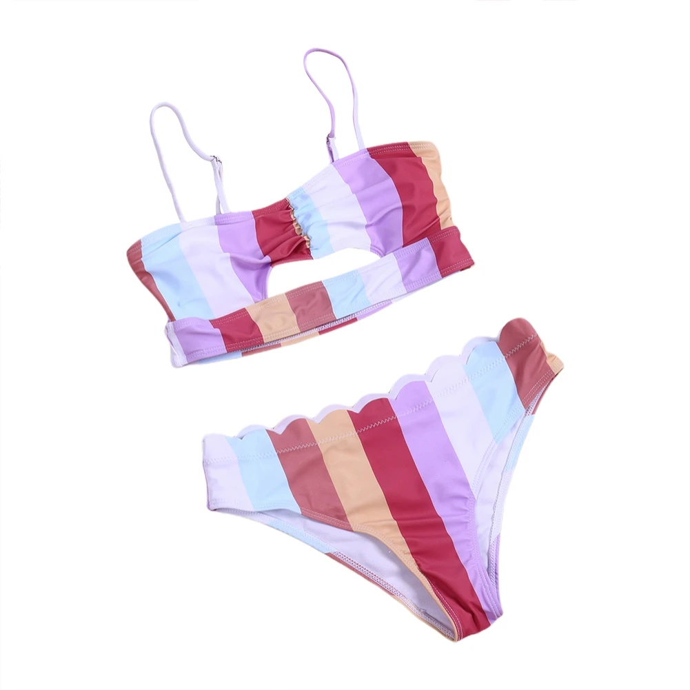 

Peachtan Brazilian bikini set Triangle swimsuit women's swimming suit High cut swimwear female Halter Print bathing suit biquini