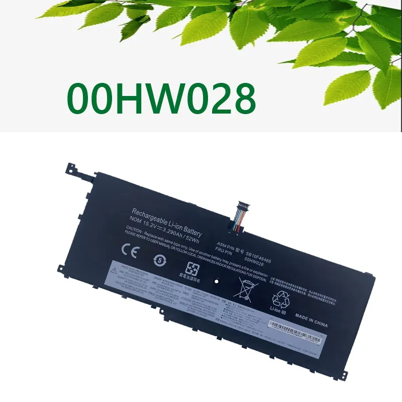 

00HW028 Laptop Battery For Lenovo ThinkPad X1 Carbon Gen 4 (2016) X1 Yoga 1st(2016) SB10F46466
