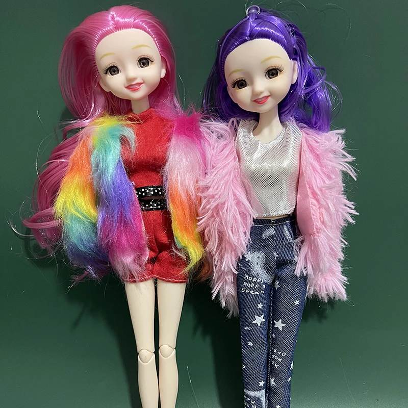 

Fashion Smile Face 30cm Doll Girls Doll Plastic DIY Doll Toy for Girls Kids Toy Gift Lol Dolls with Shoes