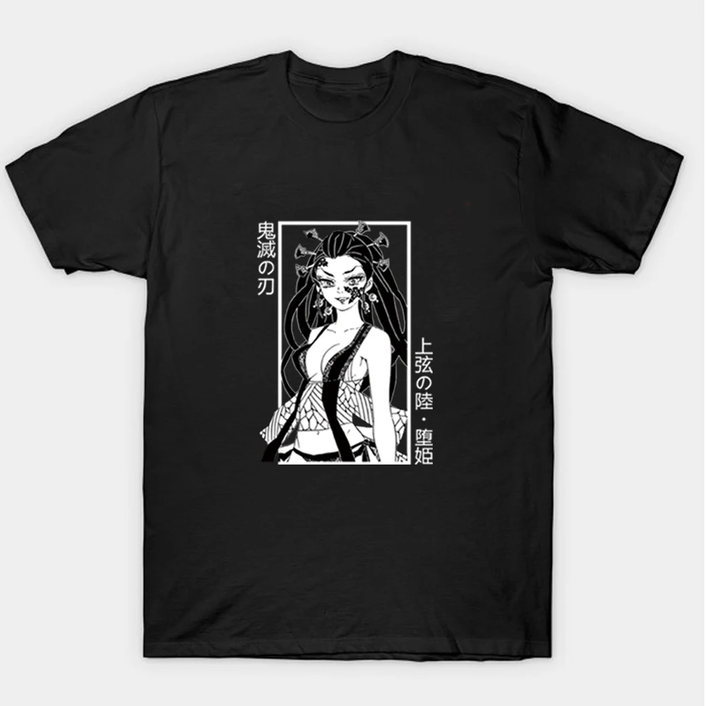 

Demon Slayer Daki Graphic Printed T Shirt Summer Casual Fashion O-Neck Streetwear Short Sleeve Men Women Large Size T Shirt