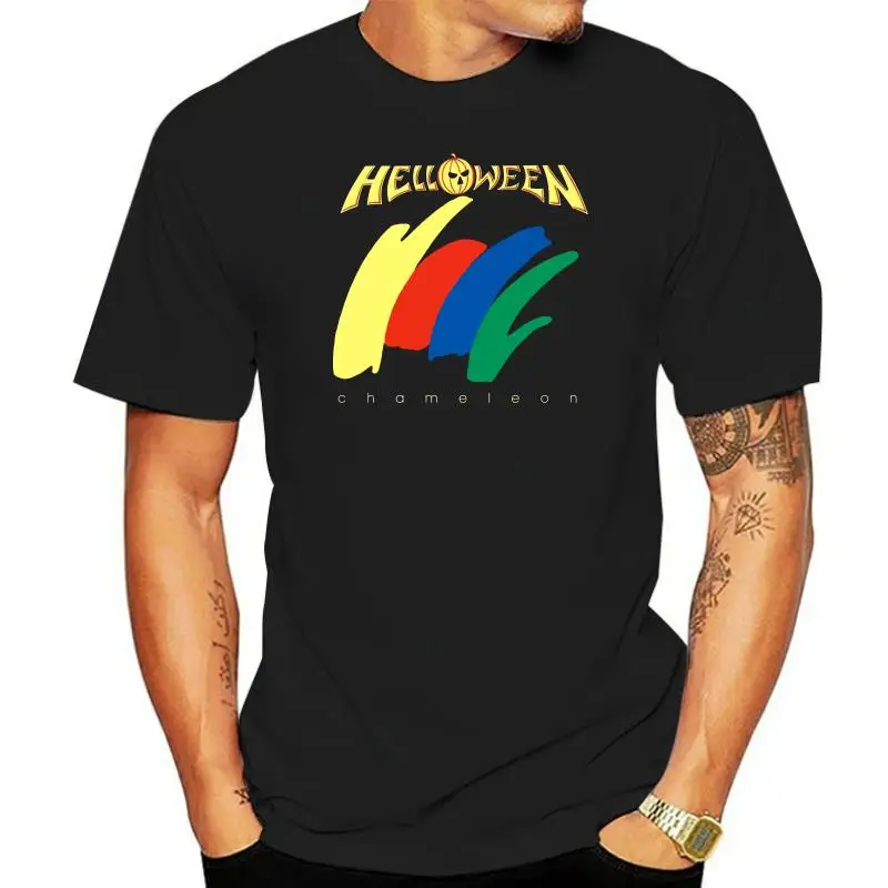 

Helloween Chameleon Heavy Metal Michael Kiske New Black T Shirt