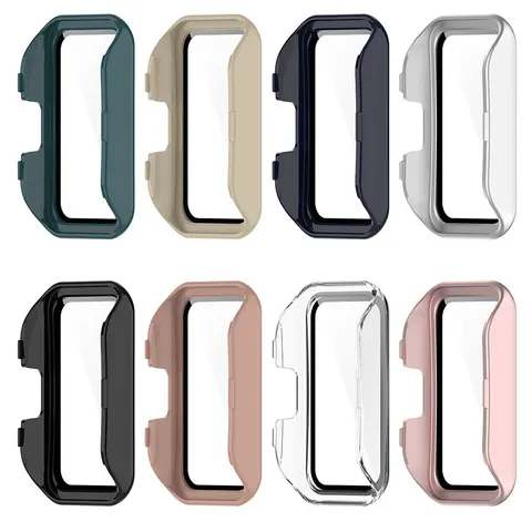 Защитный чехол для часов ПК для Huawei Band 8 9, NFC SmartWatch, противоударный полноэкранный защитный чехол/W закаленная пленка