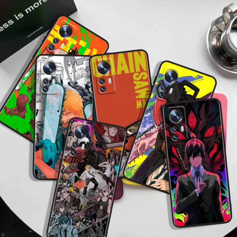 Мягкий черный чехол для телефона с аниме бензопилой Xiaomi Mi 10T 10S 9T 9 SE 8 A3 A2 A1 6X 5X CC9E Note