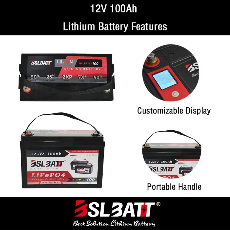 Аккумулятор 18650 12 В 100 Ач 150 для телекоммуникационного аккумулятора/аккумулятора