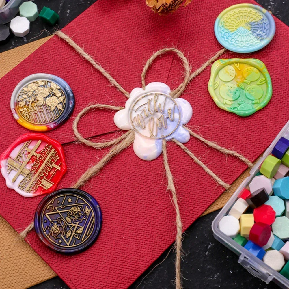 100 шт./компл. ретро сургучная печать штамп восковые бусины материал для