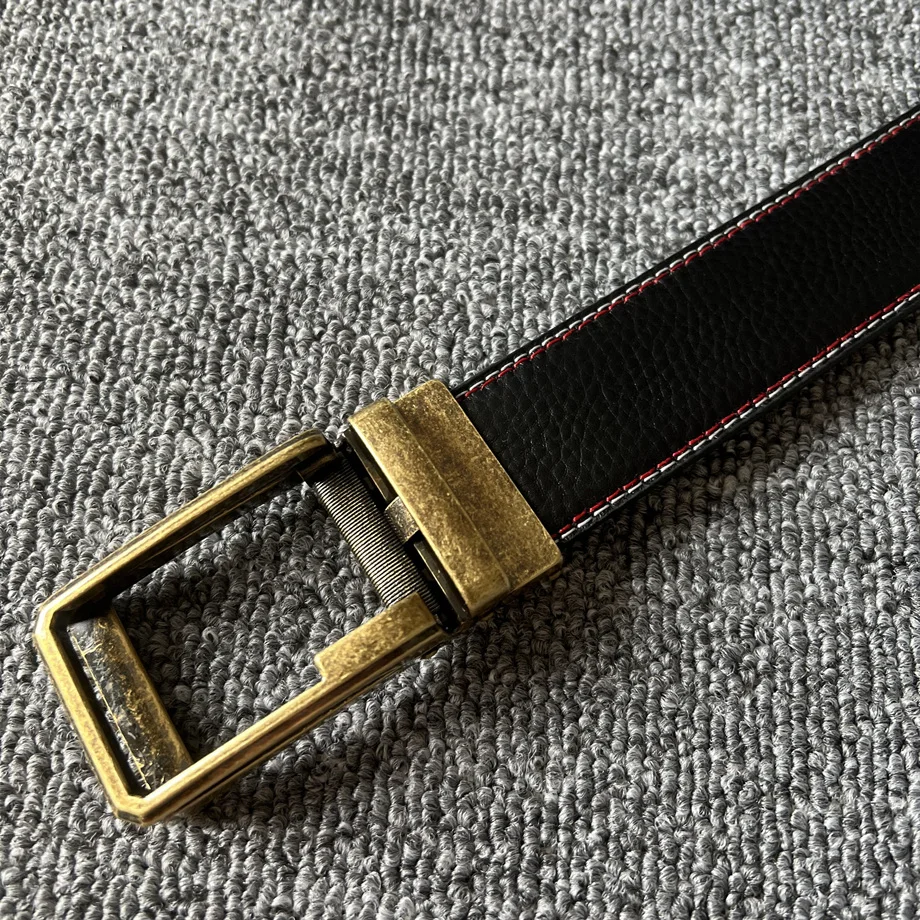 Plyesxale Mens Belts Luxury Cowhide Genuine Leather Belts For Men Brand Fashion Male Strap Automatic Buckle Ceinture Homme G39